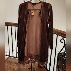 Suzanne Betro Signature open cardigan duster